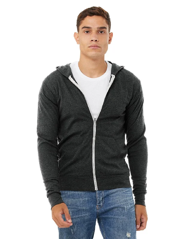 Weekend Deals That Wow Bella+Canvas Unisex Triblend Full-Zip Lightweight Hoodie | Char Blk Triblnd Weekend Deals That Wow Bella+Canvas Unisex Triblend Full-Zip Lightweight Hoodie | Char Blk Triblnd