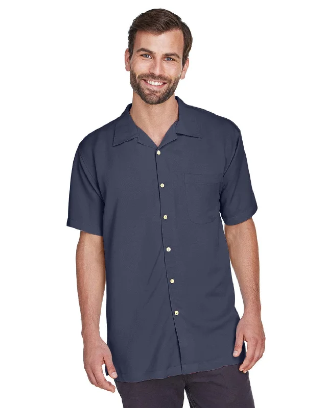 Sale Event Harriton Bahama Cord Camp Shirt | Navy