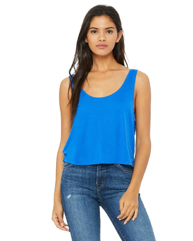 Clearance Event Bella+Canvas Ladies Boxy Tank | True Royal