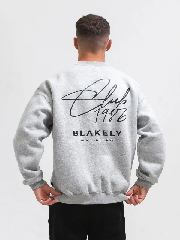 Daily Deals Club Relaxed Sweater - Marl Grey