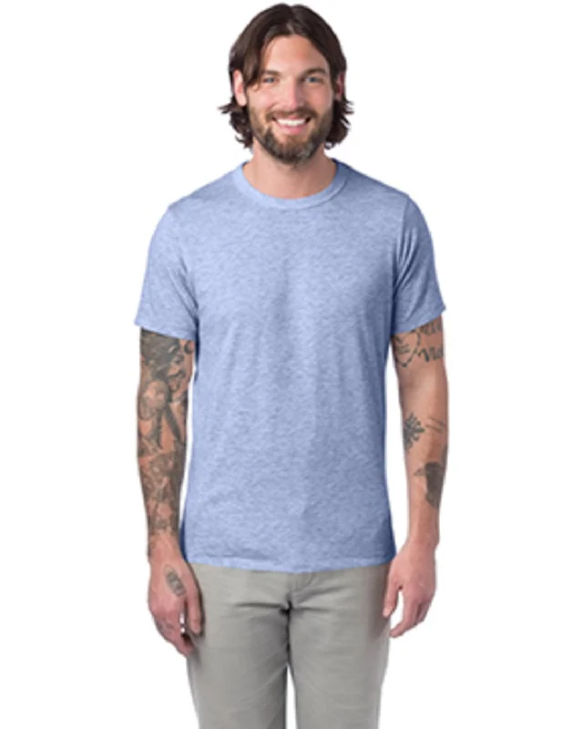 Stock Clearance Alternative Mens Eco-Jersey Crew T-Shirt | Eco Pacific Blue