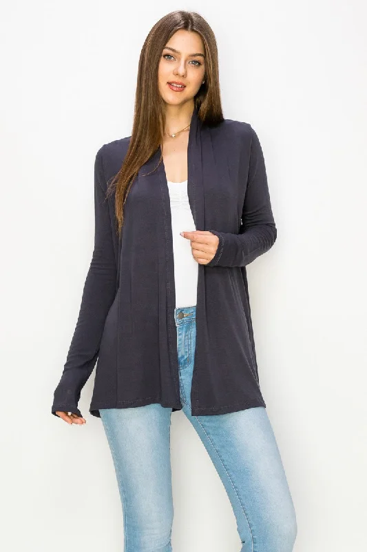 Weekend Discounts to Delight CREPE JERSEY OPEN WRAP