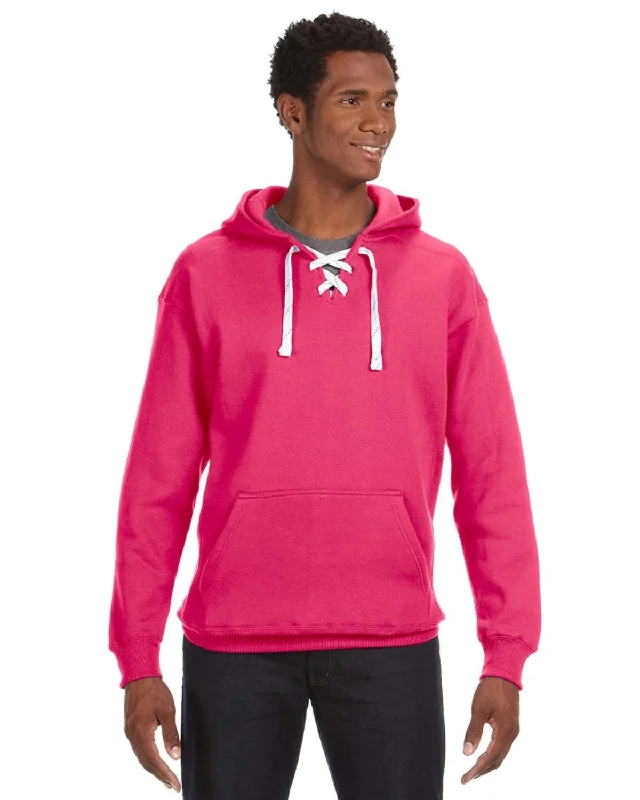 Extra Savings J America Adult Sport Lace Hooded Sweatshirt | Wildberry
