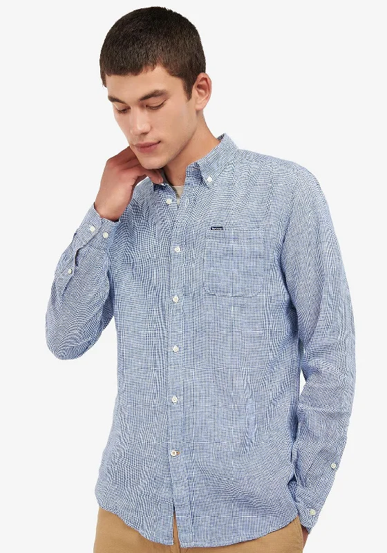 Limited Quantity Barbour Linton Tailored Shirt, Navy