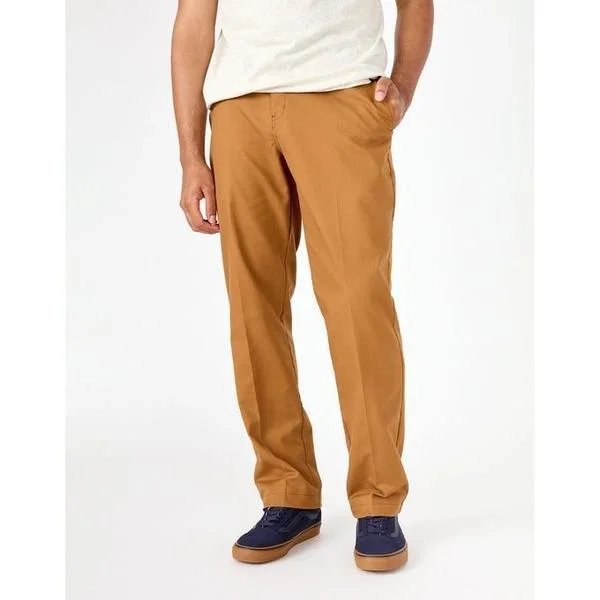 Act Now Dickies Skateboarding Pants Flex Slim Fit Straight Leg Brown Duck