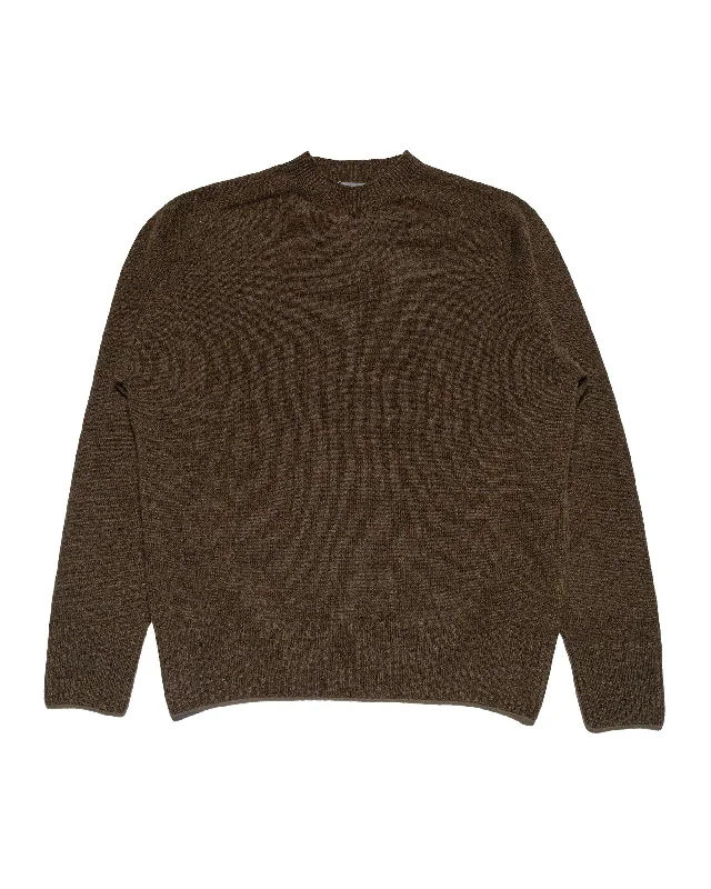 Take Advantage Margaret Howell Seamless Crew Neck Merino Cashmere Bracken