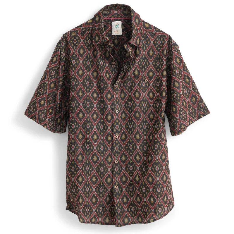 Can't Beat Vespertine Silk-Cotton Ikat