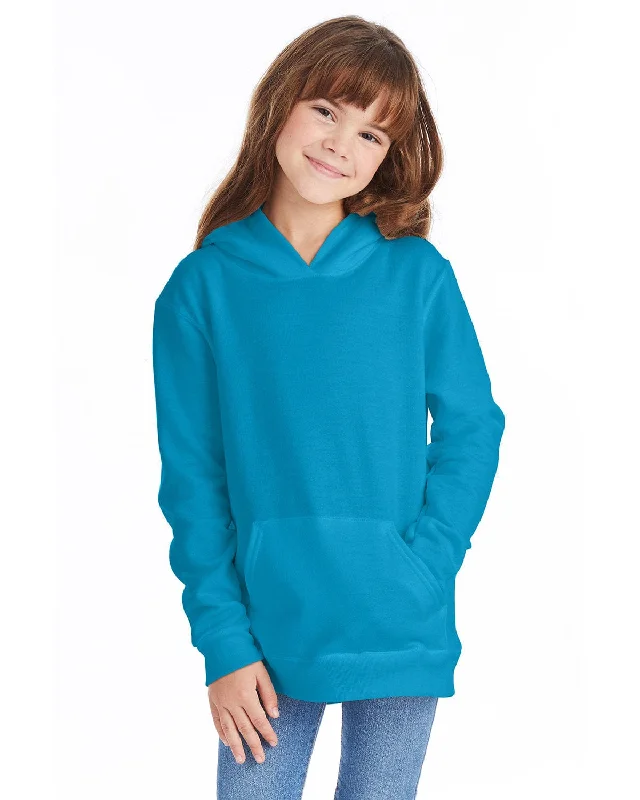 While Supplies Last Hanes Youth Hooded Sweatshirt | Teal