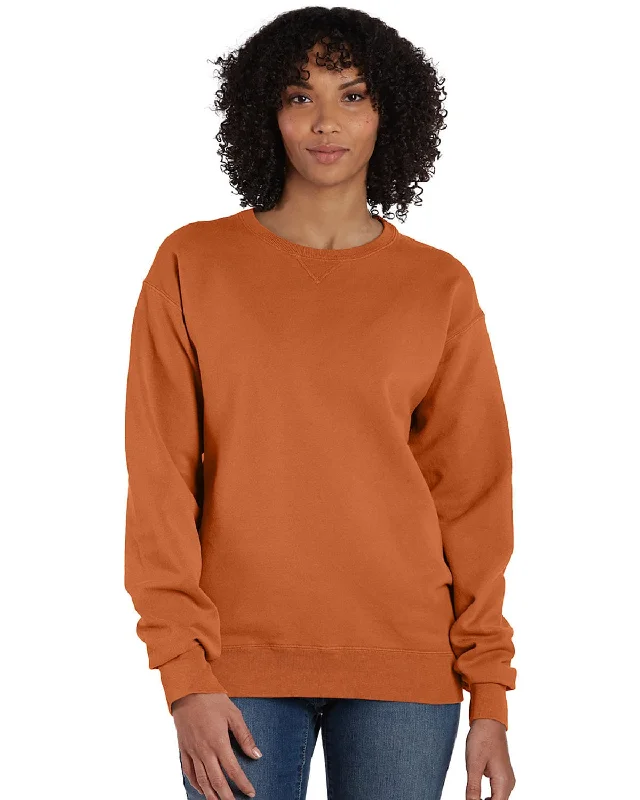 Super Sale ComfortWash by Hanes Unisex Crew Sweatshirt | Texas Orange