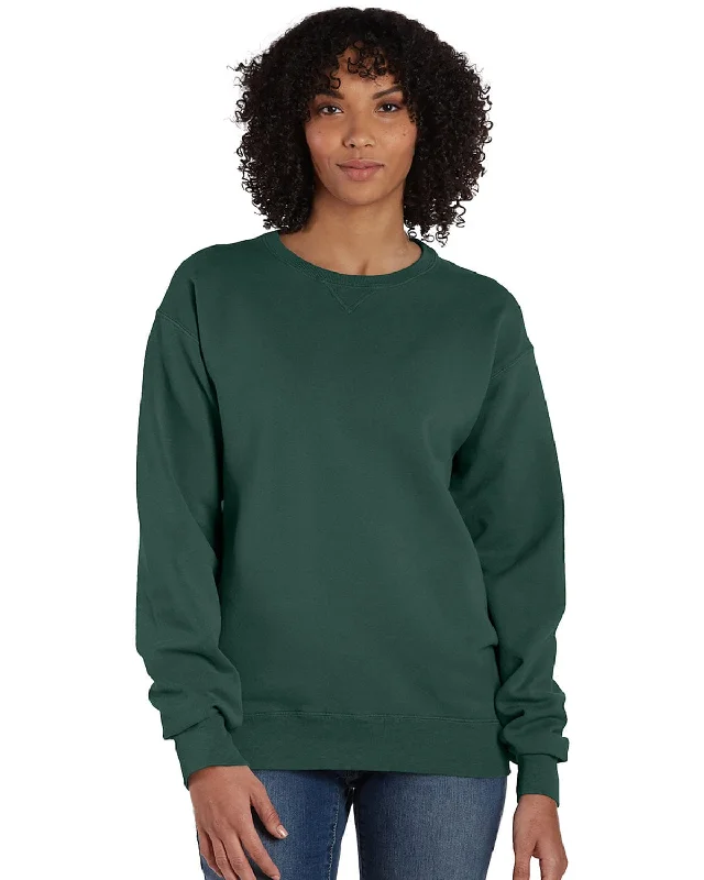 Time-Limited Offer ComfortWash by Hanes Unisex Crew Sweatshirt | Field Green