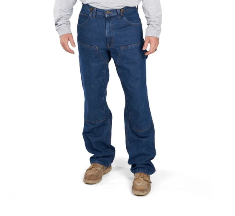 Don't Wait KEY Men's Double Front Logger Dungaree Jean