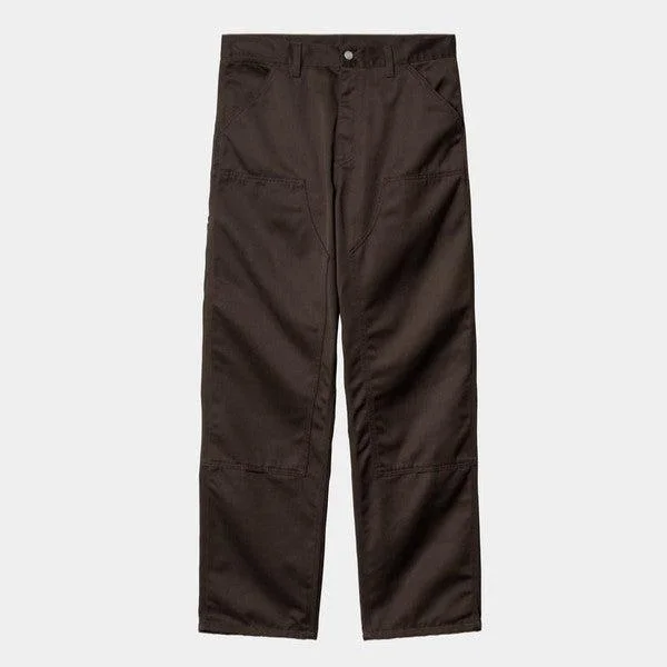 Steals and Deals Carhartt WIP Double Knee Pant Denison Twill Tobacco Rinsed