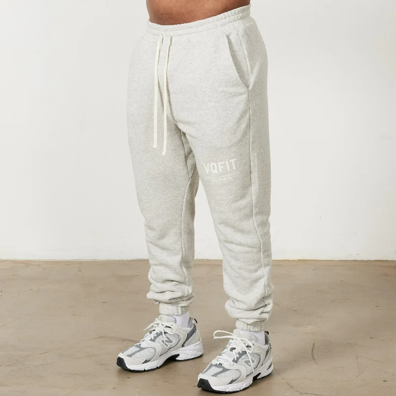 Year-End Sale Vanquish VQFIT Distressed Print Oat Marl Tapered Sweatpants