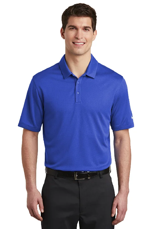 Shop and Save Nike Mens Dri-Fit Moisture Wicking Short Sleeve Polo Shirt - Game Royal Blue Shop and Save Nike Mens Dri-Fit Moisture Wicking Short Sleeve Polo Shirt - Game Royal Blue