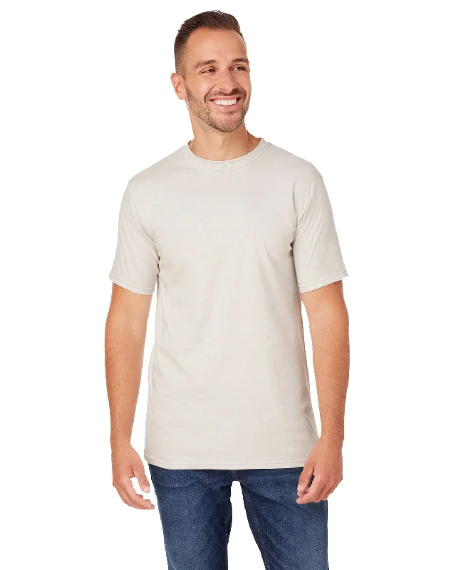 Your Weekend, Your Savings Econscious Mens Ringspun Cotton T-Shirt | Silver