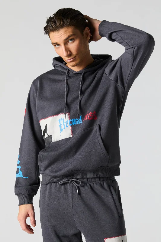Exclusive Deal Eternal Bliss Graphic Fleece Hoodie