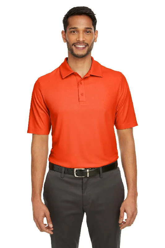 Markdown Sale Core 365 Mens Fusion ChromaSoft Performance Moisture Wicking Short Sleeve Polo Shirt - Campus Orange Markdown Sale Core 365 Mens Fusion ChromaSoft Performance Moisture Wicking Short Sleeve Polo Shirt - Campus Orange