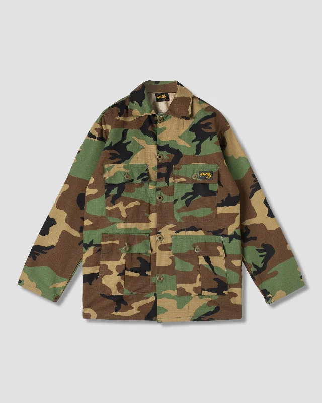 Weekend Bargains to Cherish 4 Pocket Jacket (Woodland Camo)