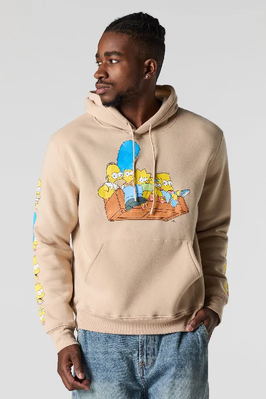 Final Clearance The Simpsons Graphic Fleece Hoodie