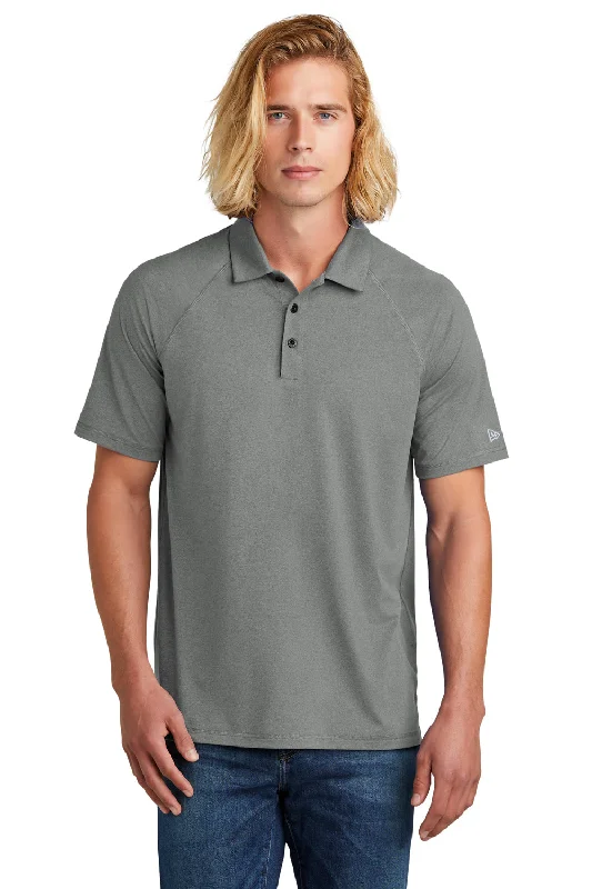 Weekend Specials to Snag New Era Mens Power Moisture Wicking Short Sleeve Polo Shirt - Heather Shadow Grey Weekend Specials to Snag New Era Mens Power Moisture Wicking Short Sleeve Polo Shirt - Heather Shadow Grey