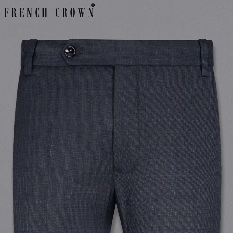 Crazy Deals Vulcan Navy Wool Rich Pant