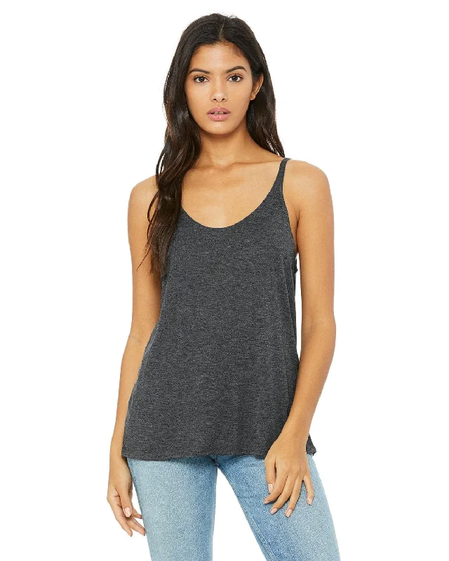 Weekend Savings Fiesta Bella+Canvas Ladies Slouchy Tank | Dark Gry Heather