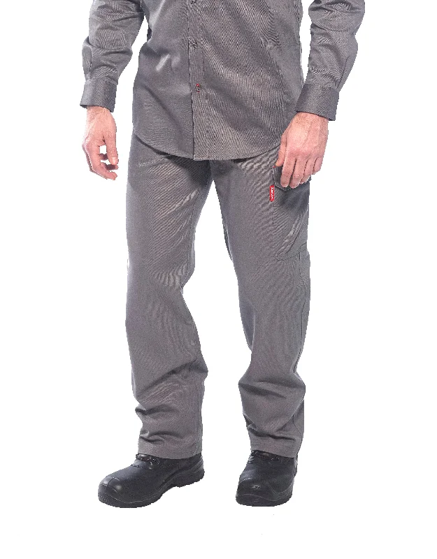 Act Now Portwest FR Gray Bizweld Cargo Pants BZ31GY