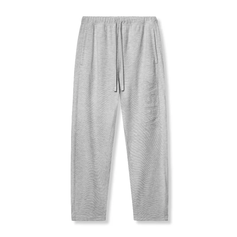 Weekend Deals You Can't Resist 0957. Waffle Knit Relaxed Sweatpant - Heather Grey