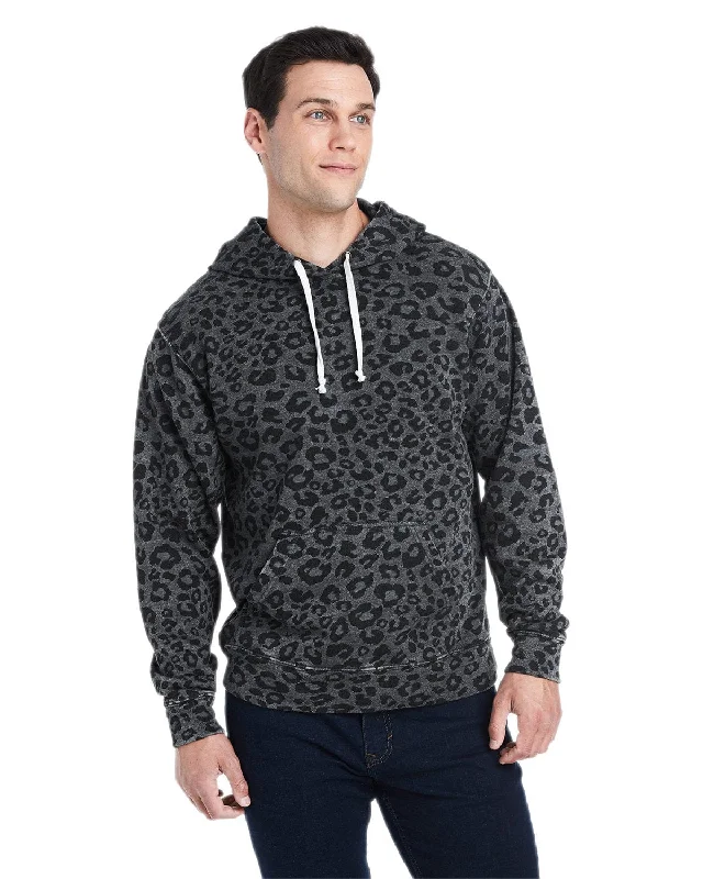 Loyalty Reward J America Unisex Triblend Pullover Hoodie | Blk Leopard Trbl