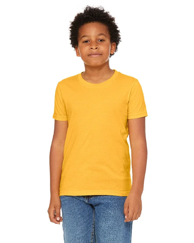 Exclusive Preview Bella+Canvas Youth CVC Jersey T-Shirt | Hthr Yllow Gold
