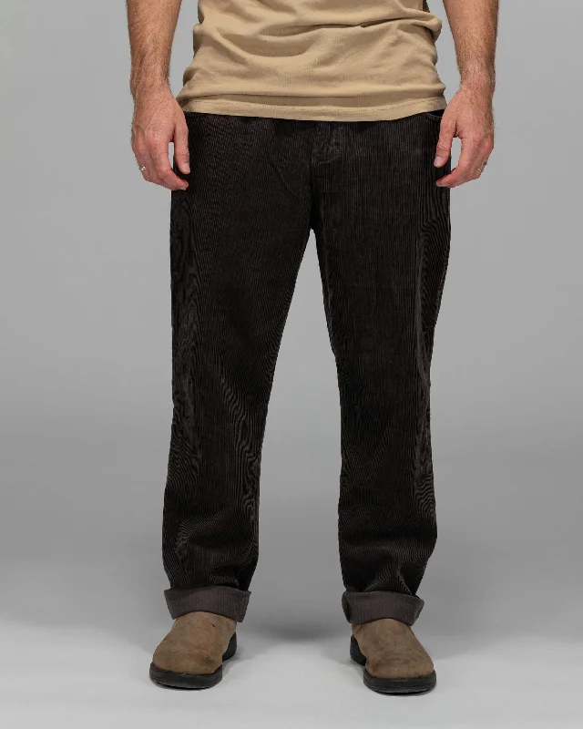 Super Bargain Cruiser Cord Pants - Charcoal