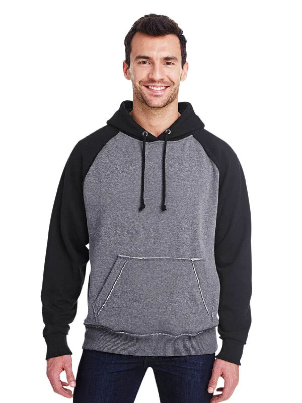 Exclusive Savings J America Adult Vintage Heather Pullover Hooded Sweatshirt