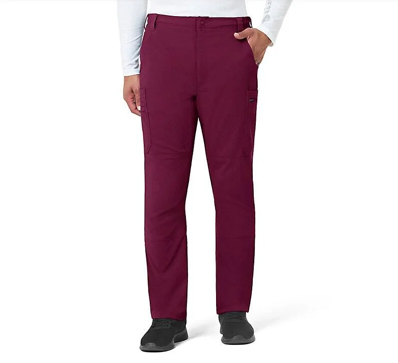 Weekend Specials to Snag Carhartt Men's Rugged Flex® Peak Cargo Scrub Pant_Wine