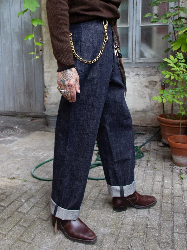 Weekend Deals That Dazzle Belafonte Ragtime Clothing, Hiback Trouser Buckle Back, Indigo Rigid