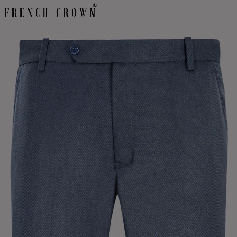 Today's Special Royal Blue Wool-rich Pant
