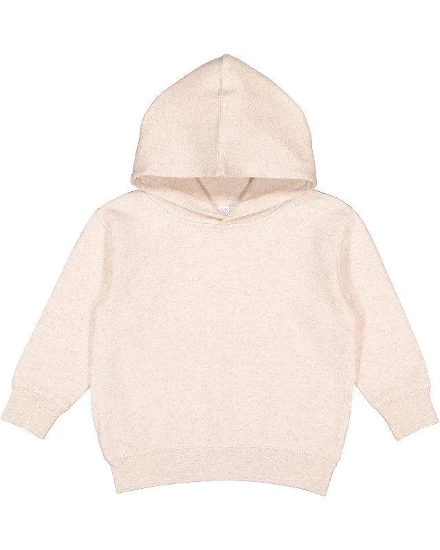 Weekend Savings Sensation Rabbit Skins Toddler Hooded Sweatshirt | Natural Heather