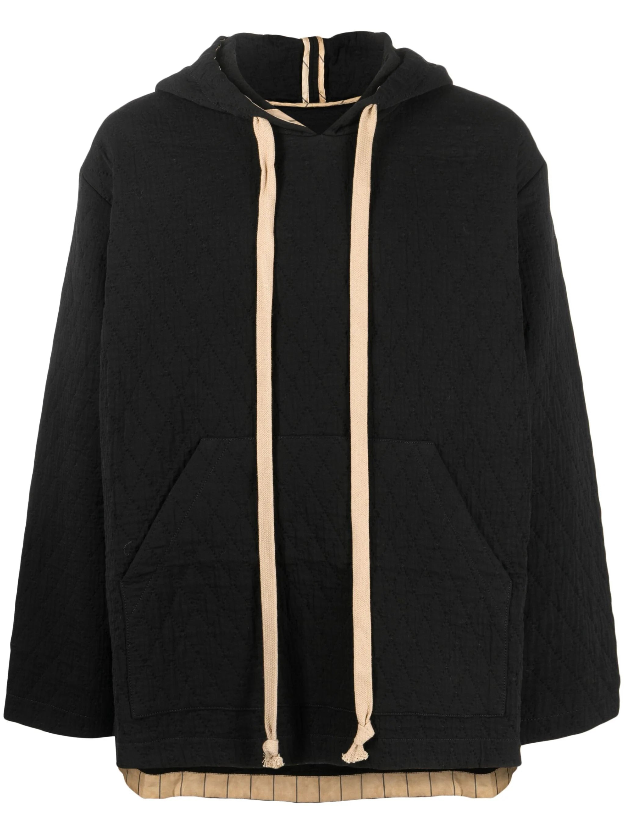 Your Weekend, Your Savings Quilted Drawstring Hoodie