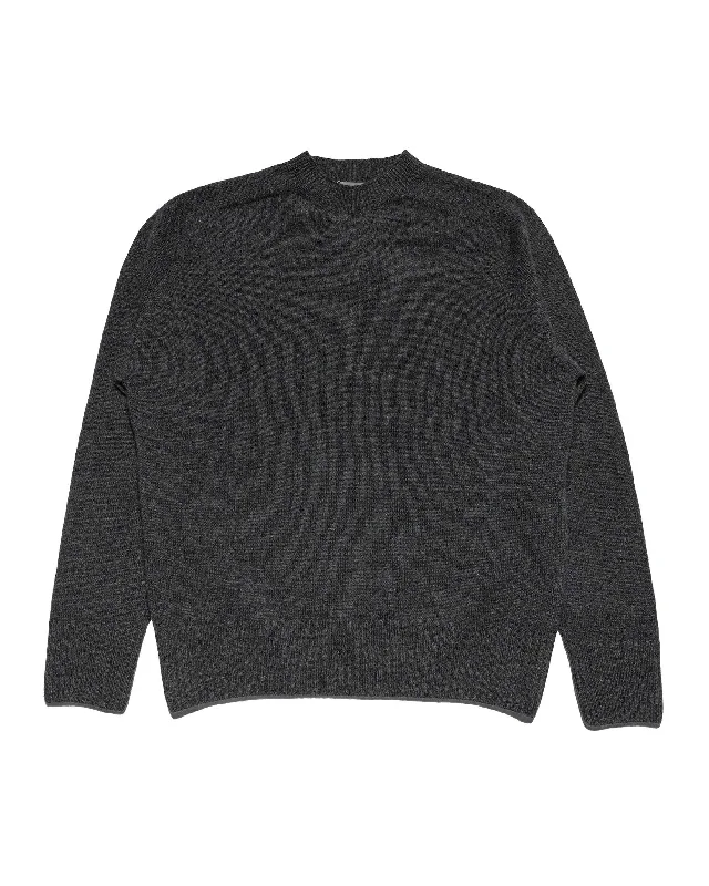 Price Reduction Margaret Howell Seamless Crew Neck Merino Cashmere Storm Grey