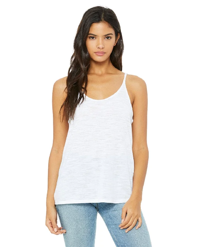 Huge Discounts Bella+Canvas Ladies Slouchy Tank | White Slub