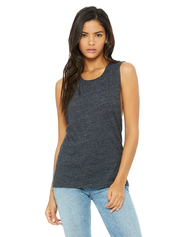 Weekend Savings Bonanza Bella+Canvas Ladies Flowy Scoop Muscle Tank | Chrcl Black Slub Weekend Savings Bonanza Bella+Canvas Ladies Flowy Scoop Muscle Tank | Chrcl Black Slub