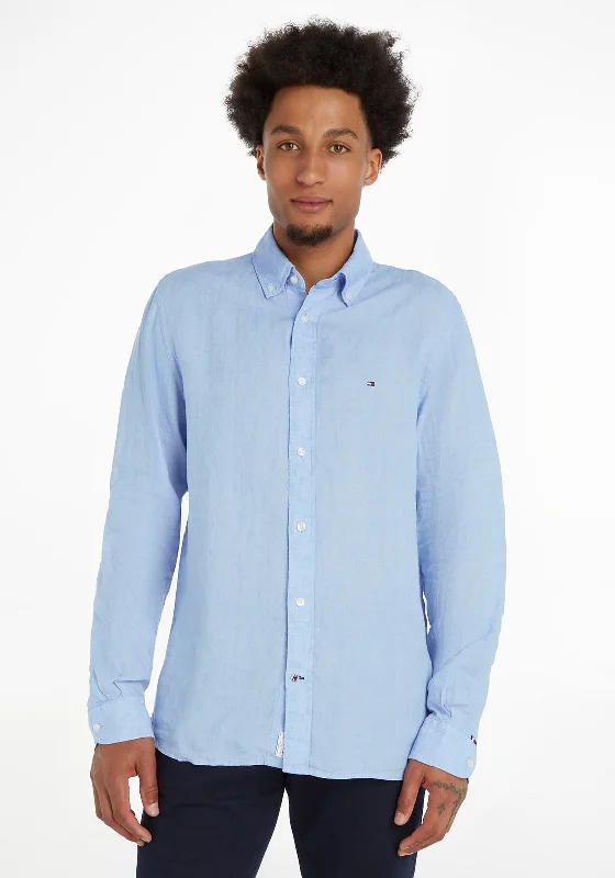 Weekend Discounts to Love Tommy Hilfiger Linen Shirt, Vessel Blue