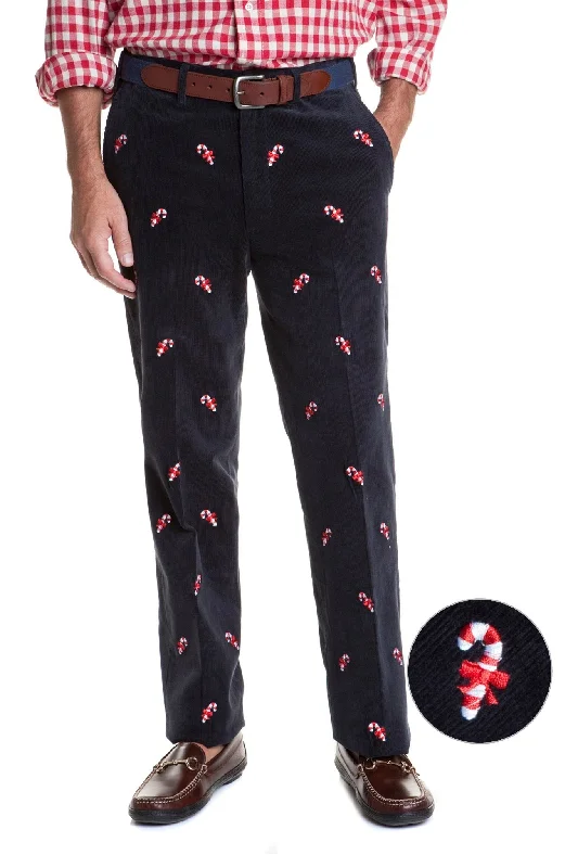 Don’t Miss Out Beachcomber Corduroy Pant Nantucket Navy with Candy Canes