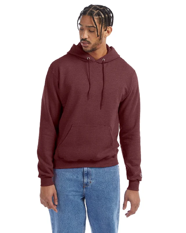 Get It Before It’s Gone Champion EcoSmart Hooded Sweatshirt | Maroon Heather