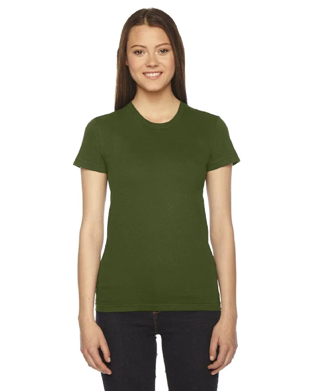 Unwind with Weekend Discounts American Apparel Ladies Fine Jersey Short Sleeve T-Shirt | Olive Unwind with Weekend Discounts American Apparel Ladies Fine Jersey Short Sleeve T-Shirt | Olive