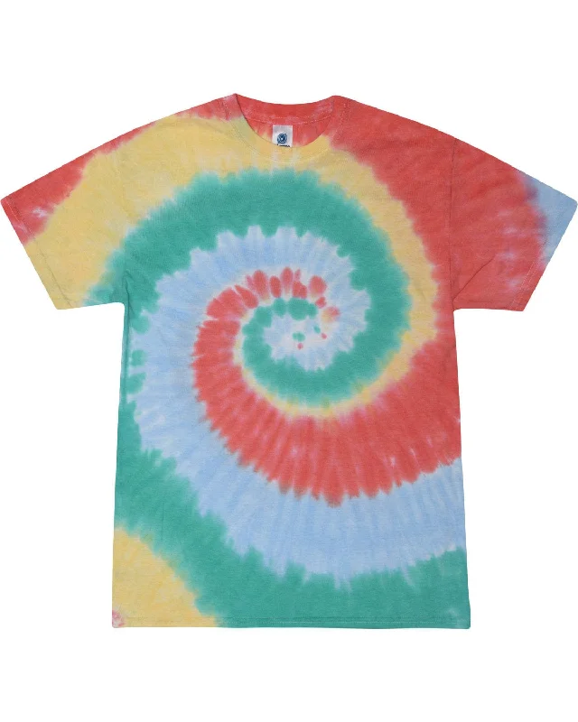 Low Price Tie-Dye Youth 100% Cotton Tie-Dyed T-Shirt | Gum Drop