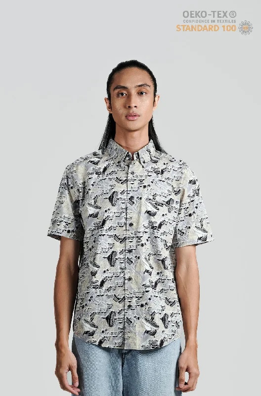 Early Access Nusantara Slim Fit Gasing 2 in Pussywillow Gray
