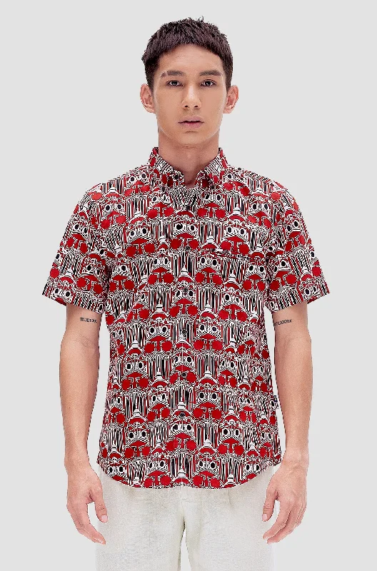 Members Only My Slim Fit Merdeka Building - Cherry Red