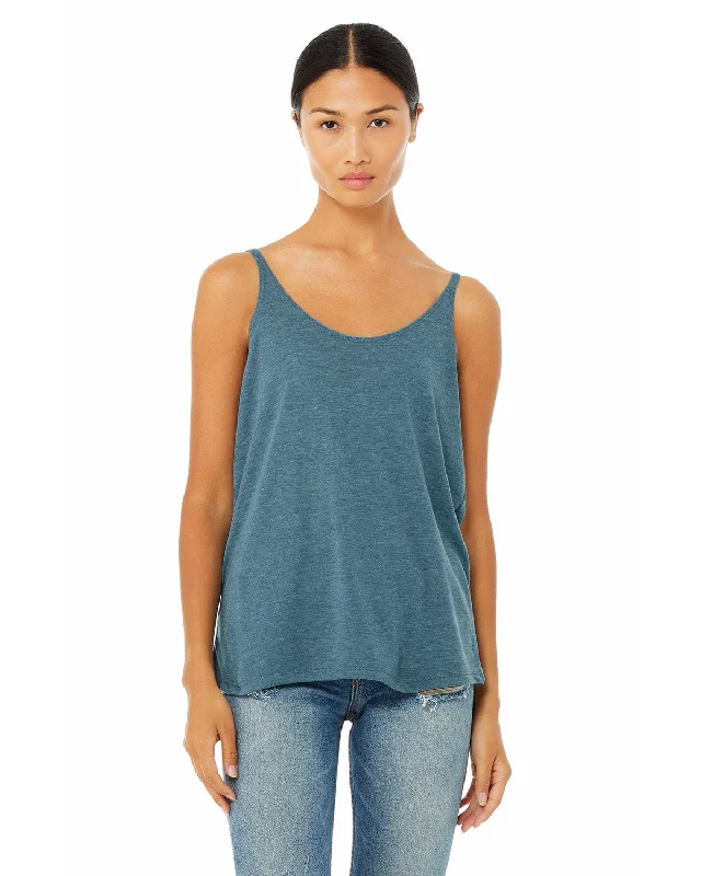 Lowest Price Bella+Canvas Ladies Slouchy Tank | Hthr Deep Teal