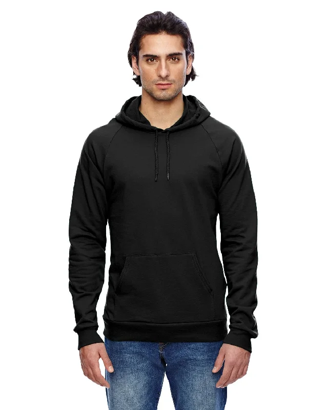 Low Price American Apparel Unisex California Fleece Pullover Hoodie | Black