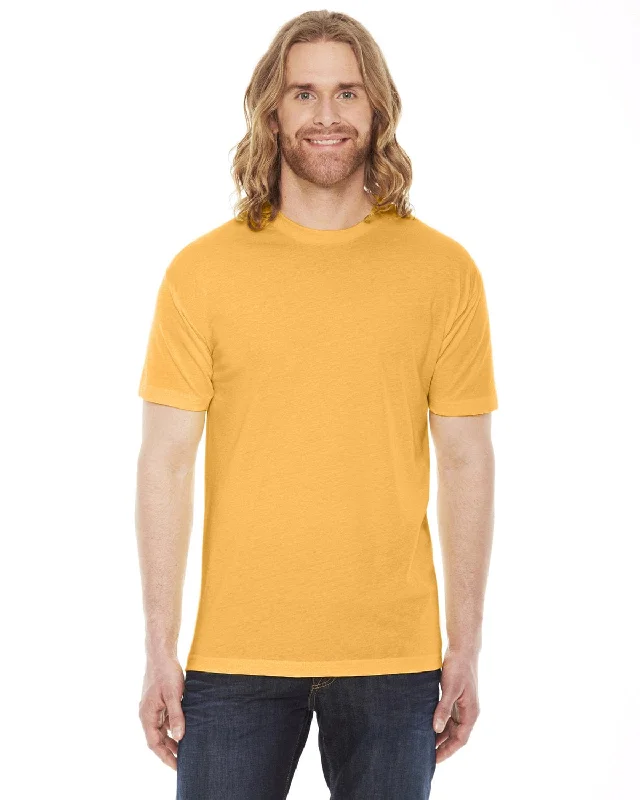 Time-Sensitive American Apparel Unisex Poly-Cotton Short Sleeve Crewneck | Heather Gold Time-Sensitive American Apparel Unisex Poly-Cotton Short Sleeve Crewneck | Heather Gold